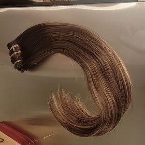 YoungSee 100% Remy Human Hair Extensions Brown